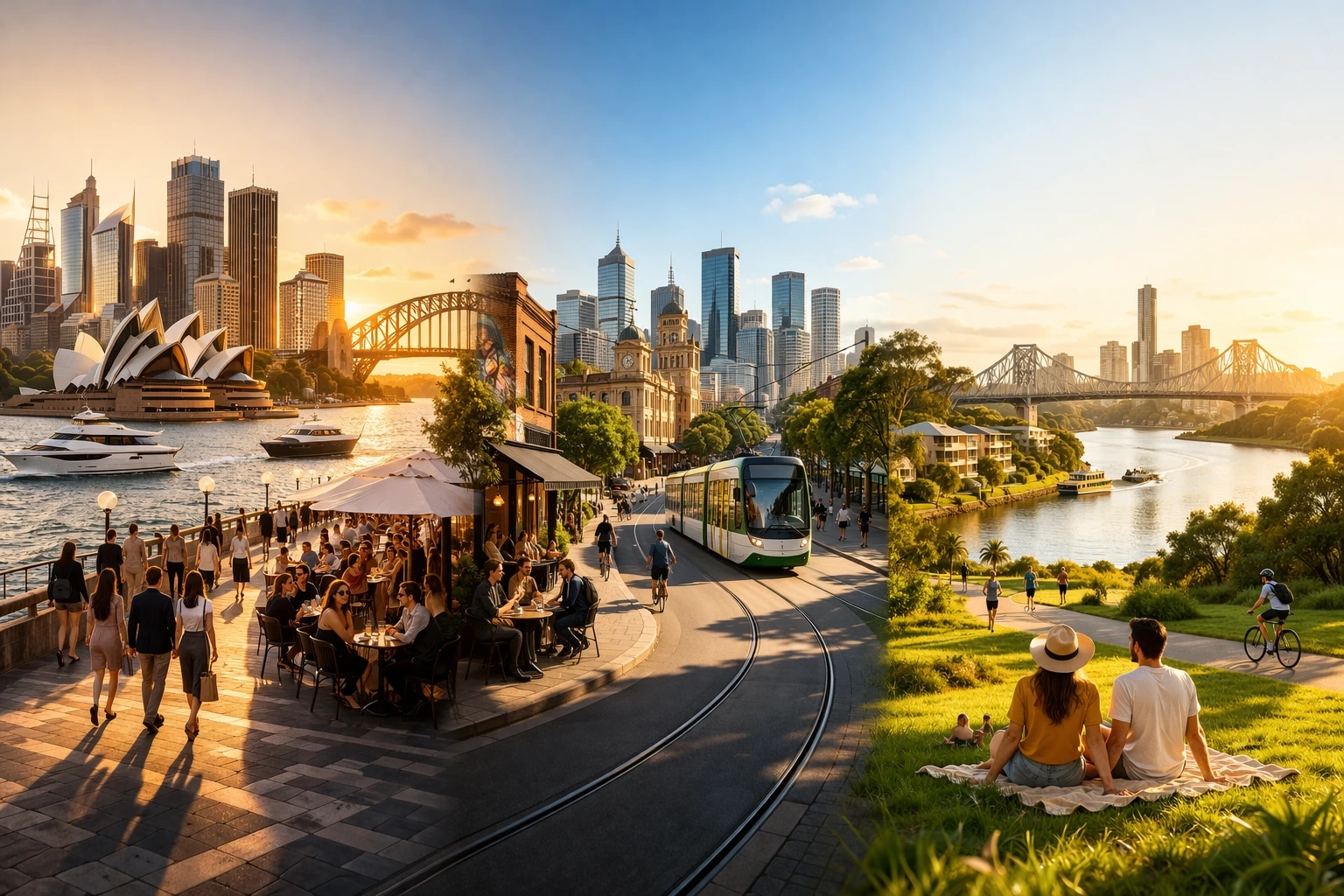 Comparison of study costs in Sydney Melbourne and Brisbane including tuition and living expenses