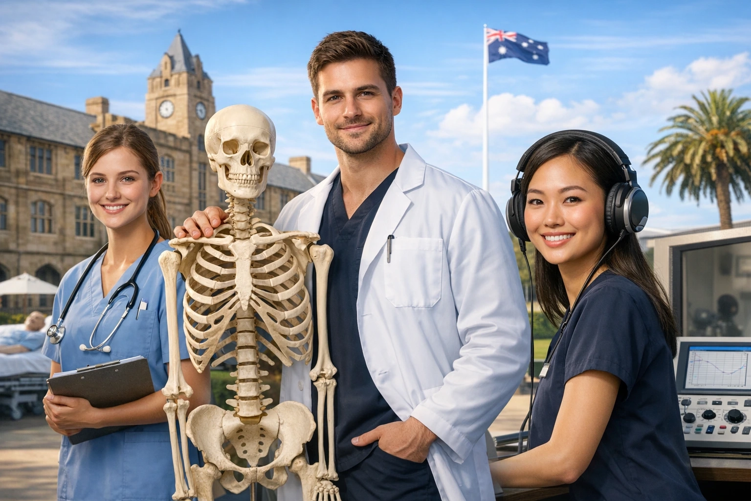 Health courses in Australia CRICOS 2026 nursing aged care students training