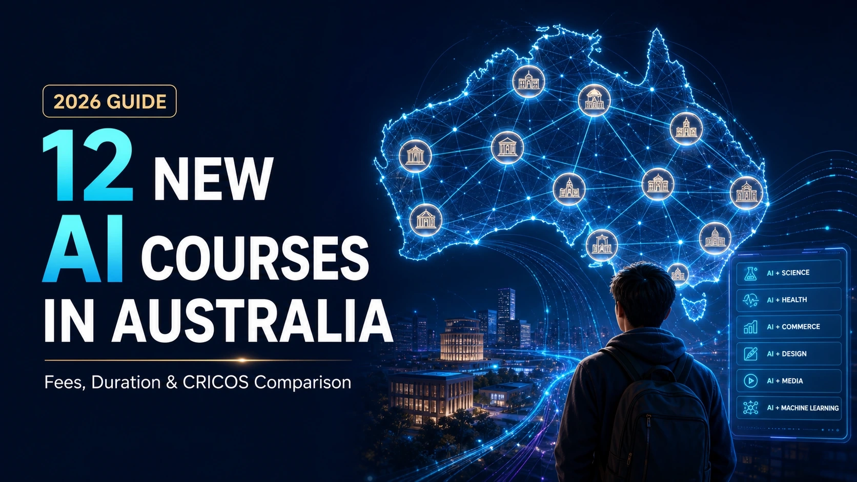 Twelve new artificial intelligence and machine learning courses added to the August 2026 CRICOS export.